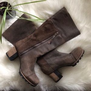 Sorel Addington Tall Waterproof Leather Boot- 8.5